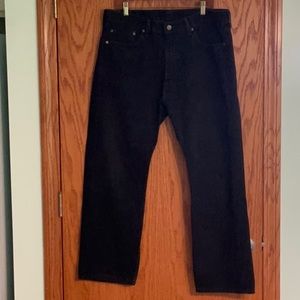 Levi’s 505 Black Denim Jeans Men’s 38 x 30 Red Tag